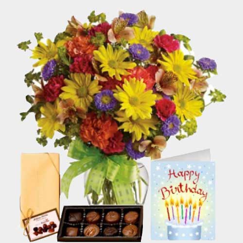 Flowers with Chocolate